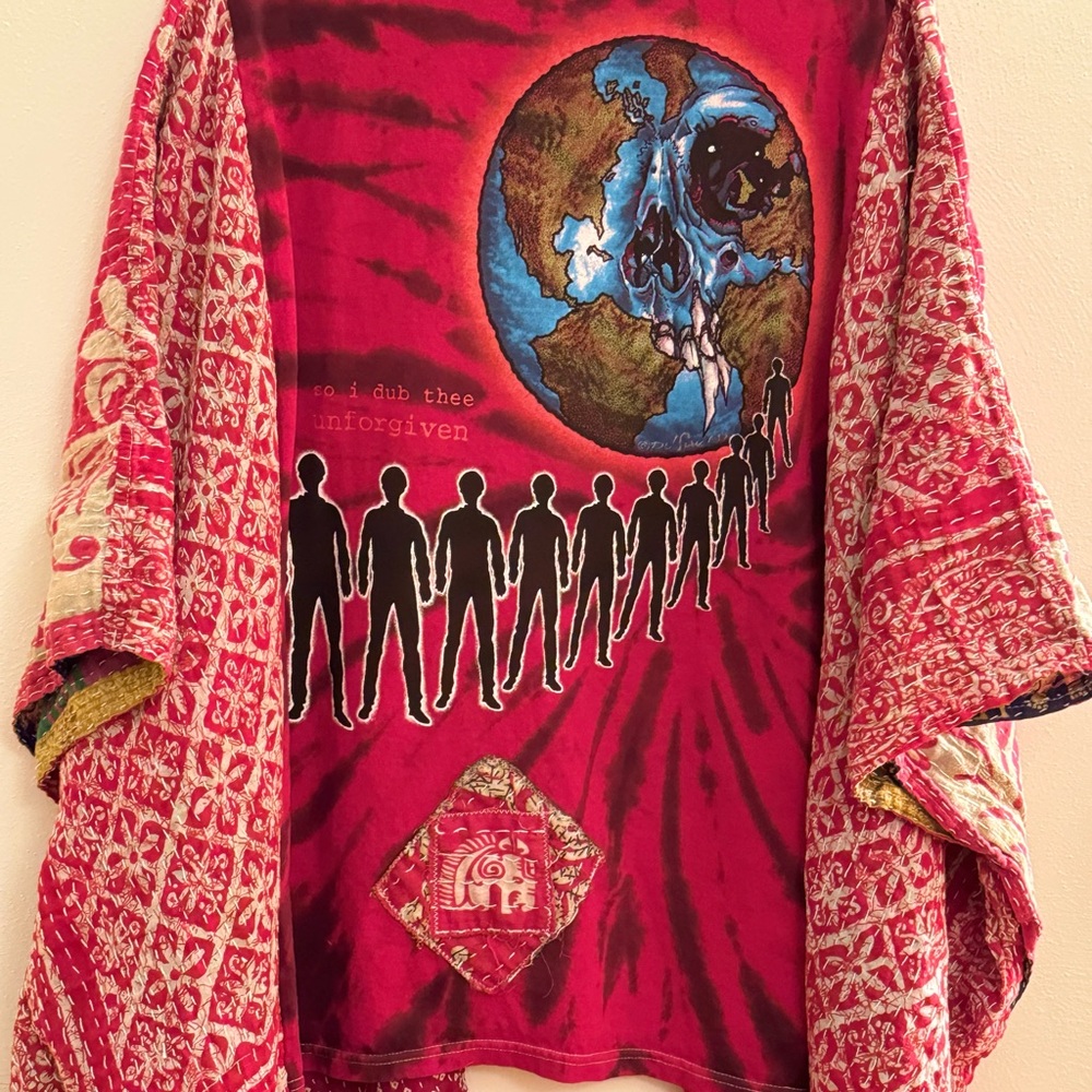 METALLICA Artisan Made Upcycled Clothing Size Inclusive Granny D Originals - Picture 7 of 7